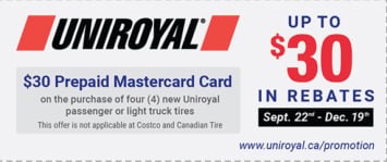Uniroyal Tire Rebate