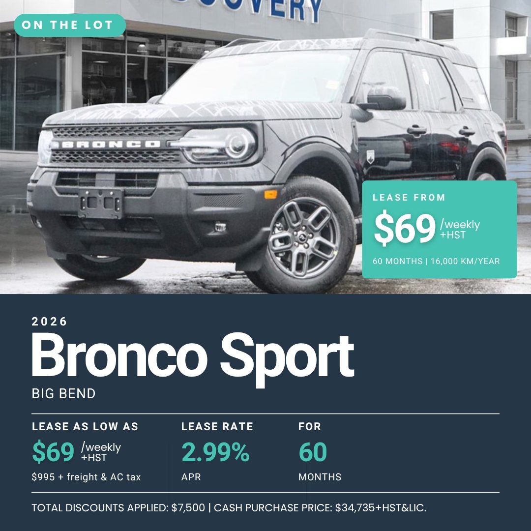 2026 Bronco Sport Big Bend