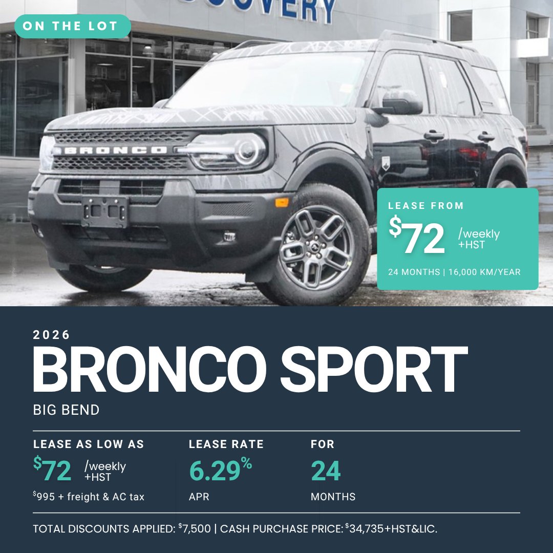 2026 Bronco Sport Big Bend