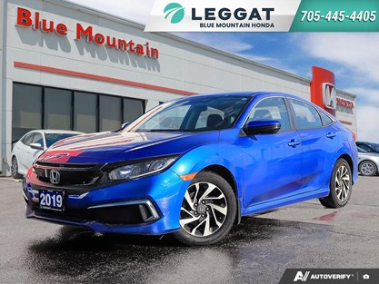 2019 Honda Civic EX CVT|5-Star Safety|Reliable