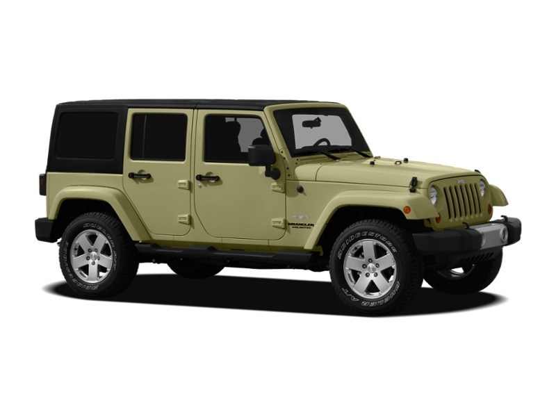 2012 Jeep Wrangler Unlimited 4WD 4dr Sahara Exterior Shot 9