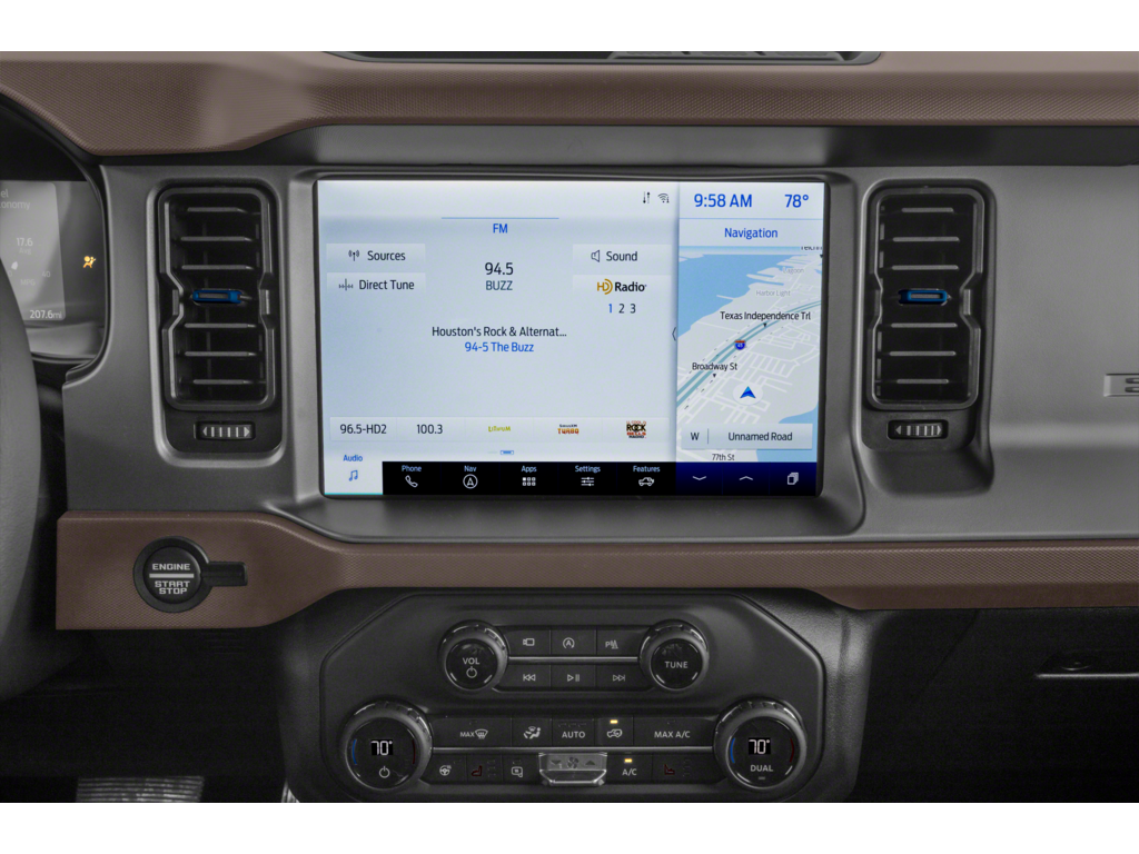 2023 Ford Bronco Interior