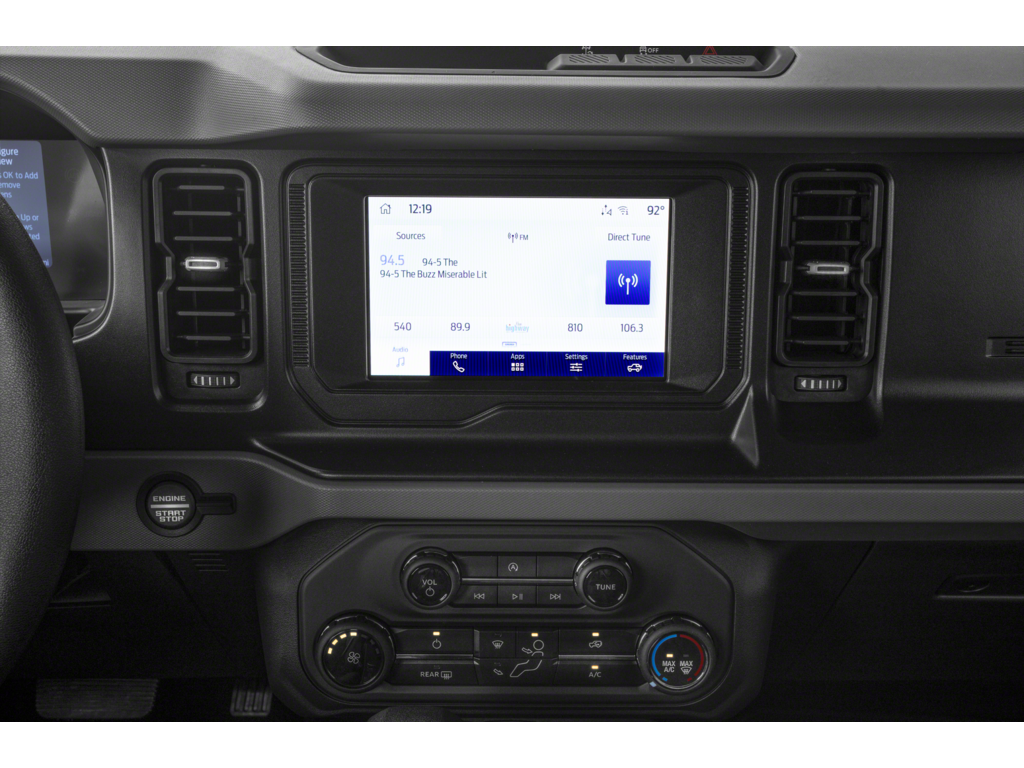 2023 Ford Bronco Interior