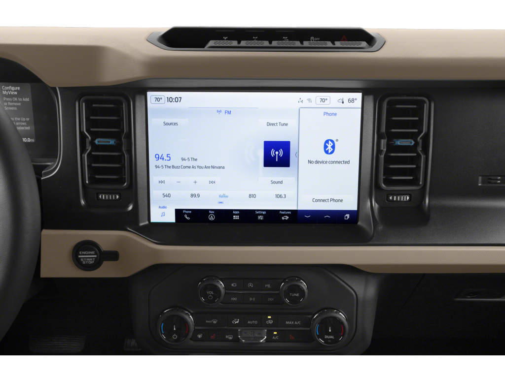 2023 Ford Bronco Interior