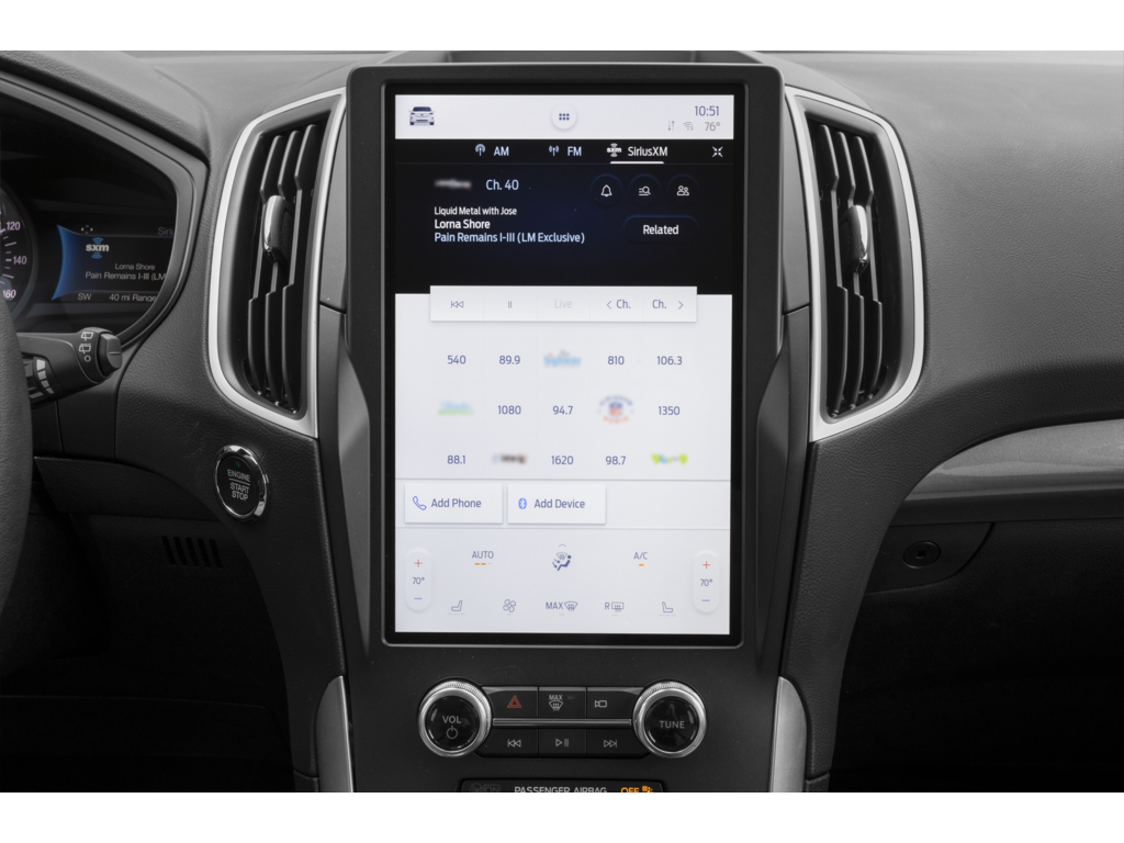 2023 Ford Edge Interior