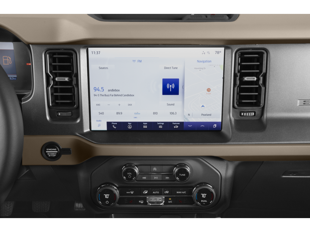 2024 Ford Bronco Interior