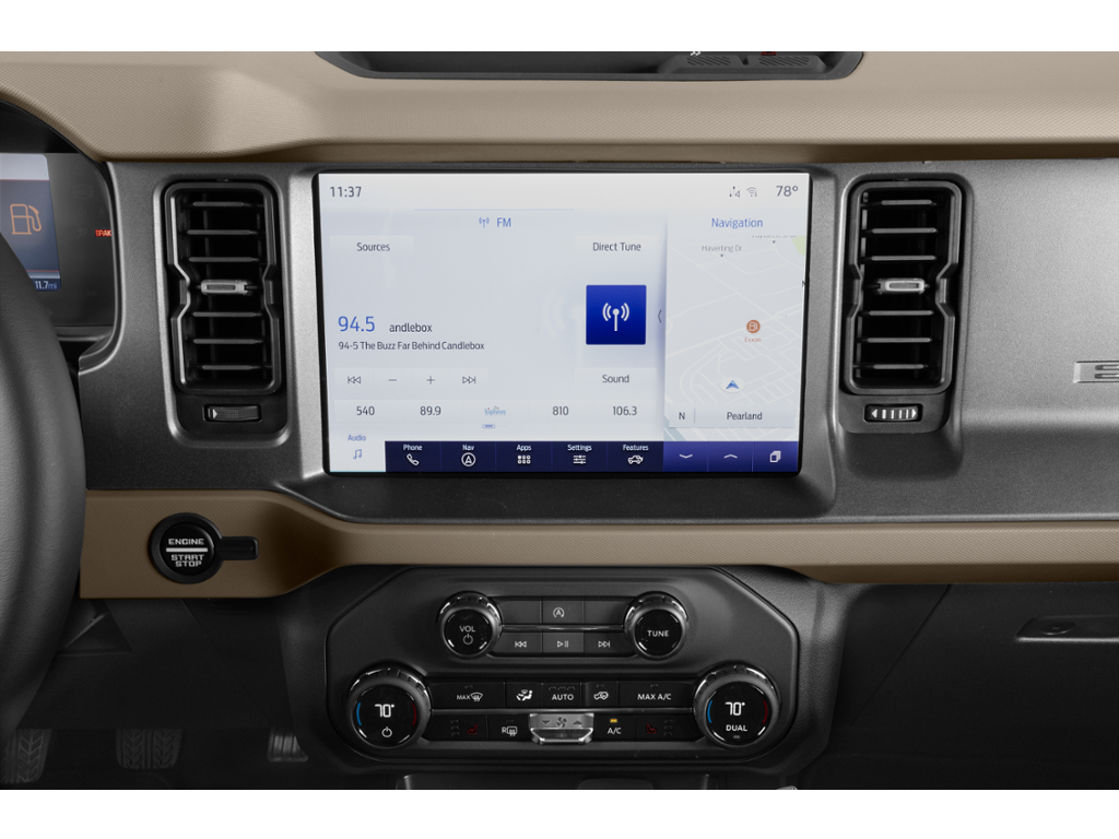 2024 Ford Bronco Interior