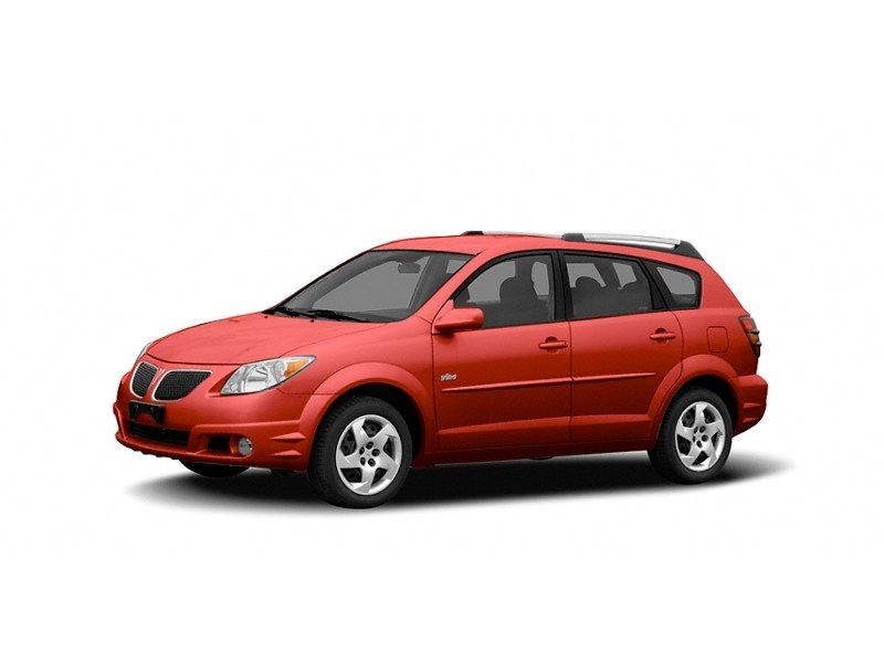 2006 Pontiac Vibe 4dr Wgn FWD Lava (Red)  Shot 7