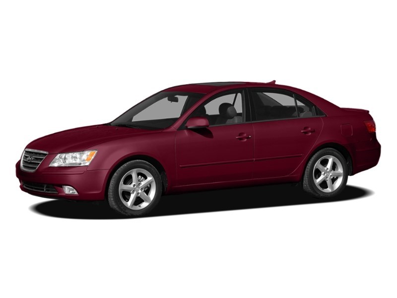 2009 Hyundai Sonata 4dr Sdn I4 Auto GL Dark Cherry Red Mica  Shot 6