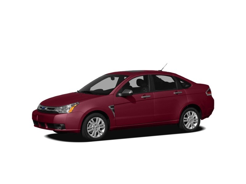 2011 Ford Focus 4dr Sdn SE Sangria Red Metallic  Shot 2