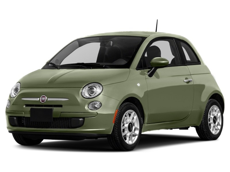 2015 FIAT 500 2dr HB Pop Verde Oliva (Olive Green)  Shot 19