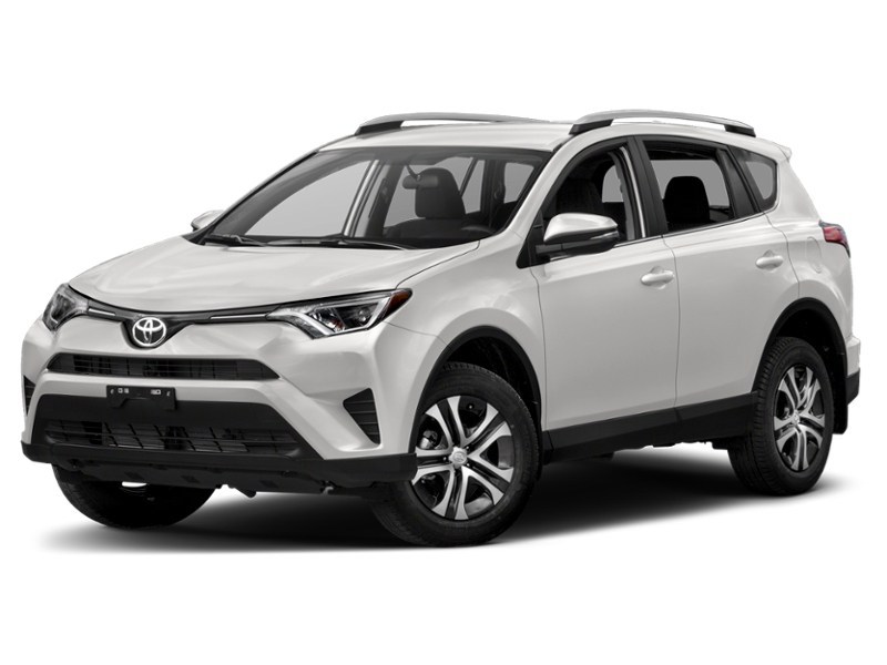 2016 Toyota RAV4 AWD 4dr LE Alpine White  Shot 1