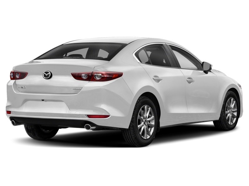 2019 Mazda Mazda3 GS Auto FWD Snowflake White Pearl  Shot 3