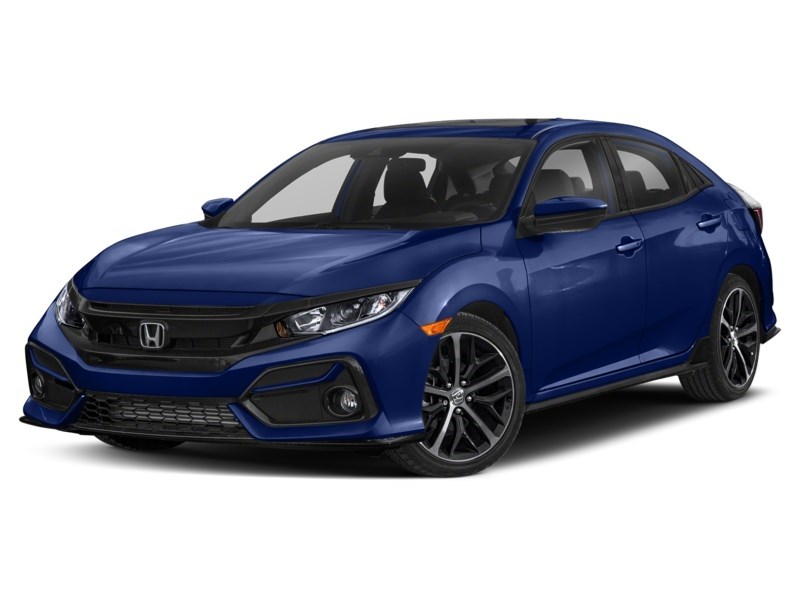 2020 Honda Civic Sport CVT Aegean Blue Metallic  Shot 7