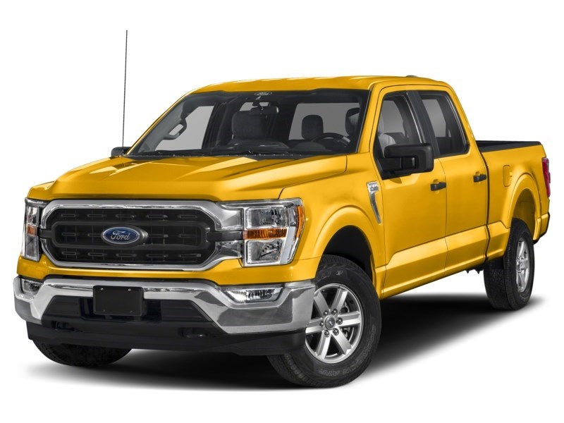 2023 Ford F-150 XLT 4WD SuperCrew 5.5' Box Yellow  Shot 10