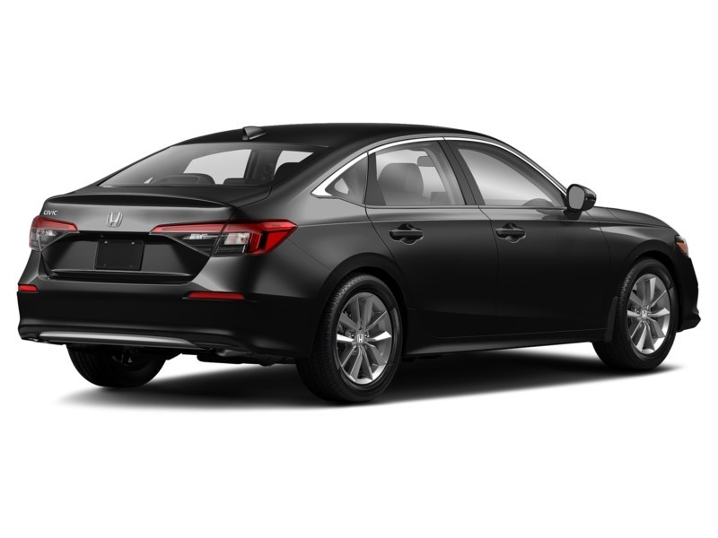 2022 Honda Civic EX CVT Crystal Black Pearl  Shot 2