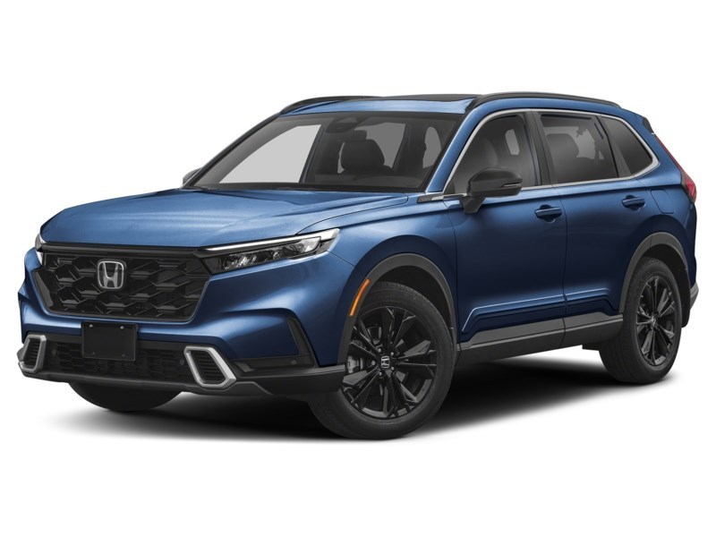 2025 Honda CR-V Hybrid Touring AWD Canyon River Blue Metallic  Shot 1