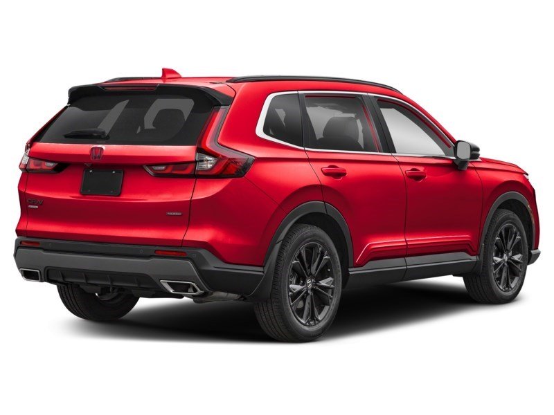 2025 Honda CR-V Hybrid Touring AWD Radiant Red Metallic  Shot 2