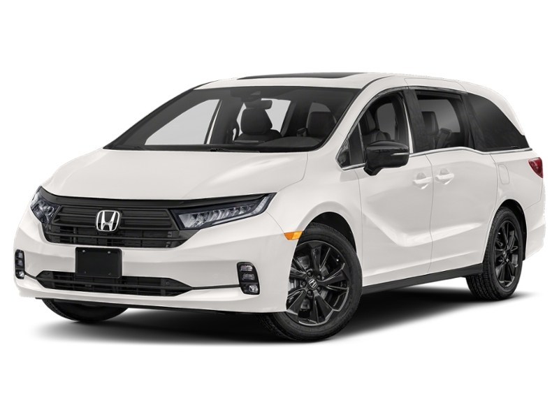 2024 Honda Odyssey Black Edition Auto Platinum White Pearl  Shot 8