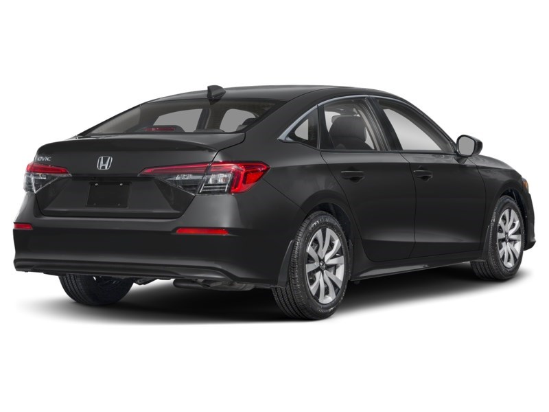2023 Honda Civic LX CVT Crystal Black Pearl  Shot 4