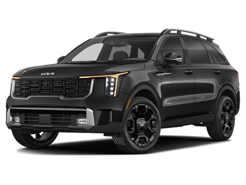 2025 Kia Sorento X-LINE LIMITED | 360° CAMERA | CERTIFIED PRE-OWNED Ebony Black  Shot 1