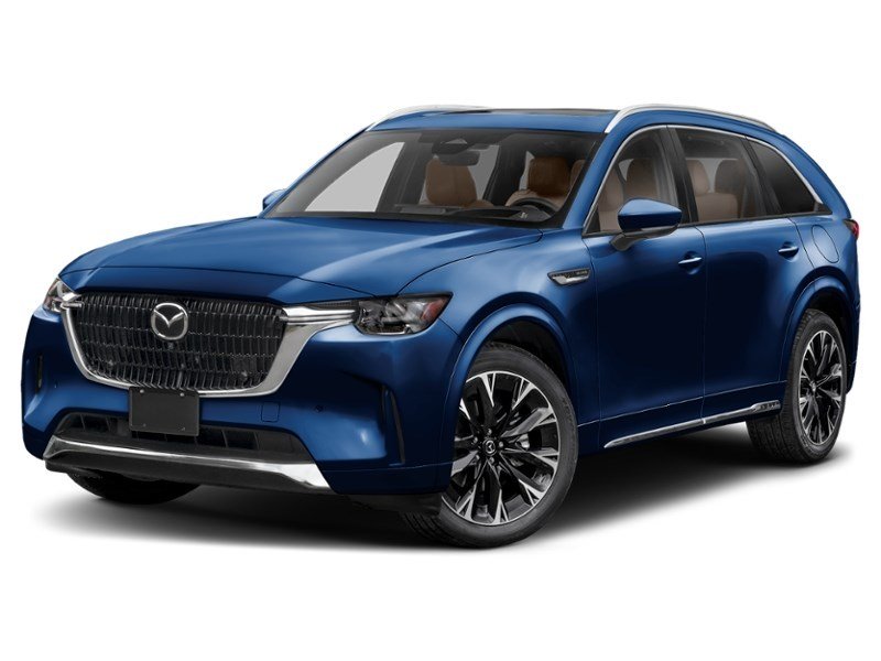 2026 Mazda CX-90 MHEV Signature AWD Deep Crystal Blue Mica  Shot 4