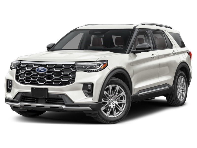 2026 Ford Explorer Platinum | 4WD | LUX LEATHER | CAPTNS | 21s Star White Metallic Tri-Coat  Shot 1