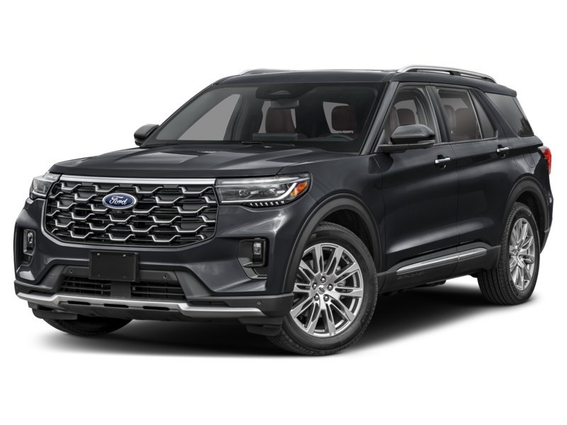 2026 Ford Explorer Platinum | 4WD | LUX LEATHER PKG | LOADED | 21s Agate Black Metallic  Shot 4