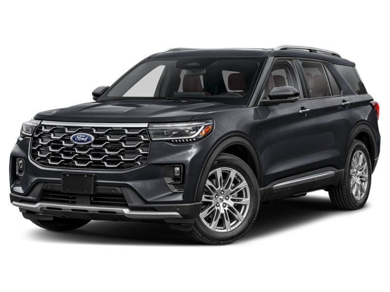 2026 Ford Explorer Platinum 4WD Agate Black Metallic  Shot 4