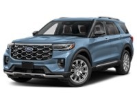 2027 Ford Explorer Platinum 4WD Vapor Blue Metallic  Shot 4