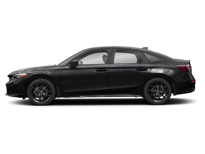 2025 Honda Civic Sedan Hybrid Sport eCVT Crystal Black Pearl  Shot 9