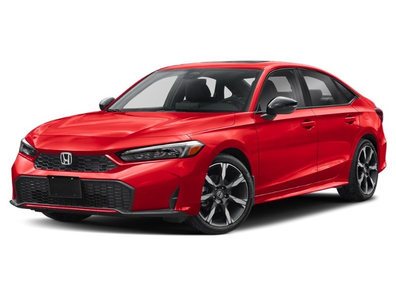 2025 Honda Civic Sedan Hybrid Sport Touring eCVT Rallye Red  Shot 29