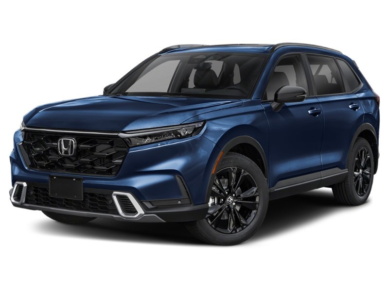 2026 Honda CR-V Hybrid Touring AWD Canyon River Blue Metallic  Shot 1