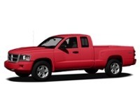 2008 Dodge Dakota 2WD Ext Cab SXT Flame Red Clearcoat  Shot 4