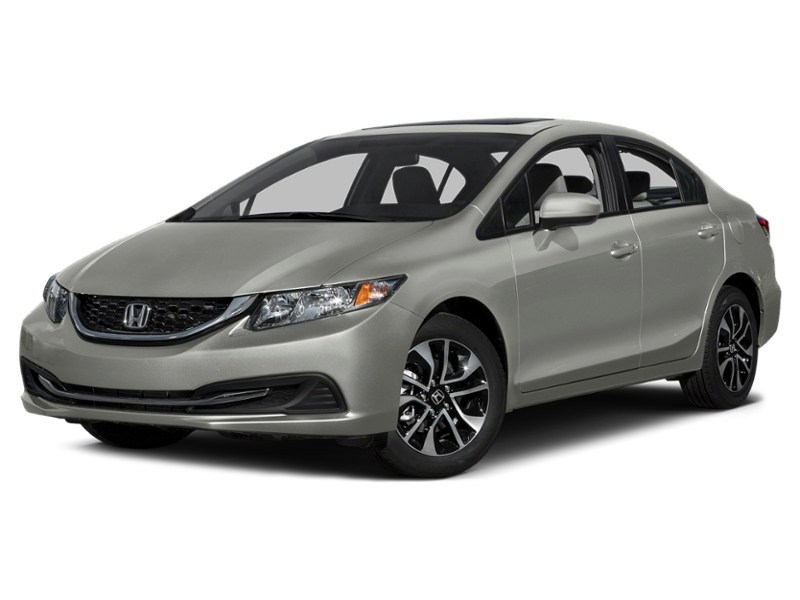 2015 Honda Civic Sedan 4dr Auto EX Alabaster Silver Metallic  Shot 4