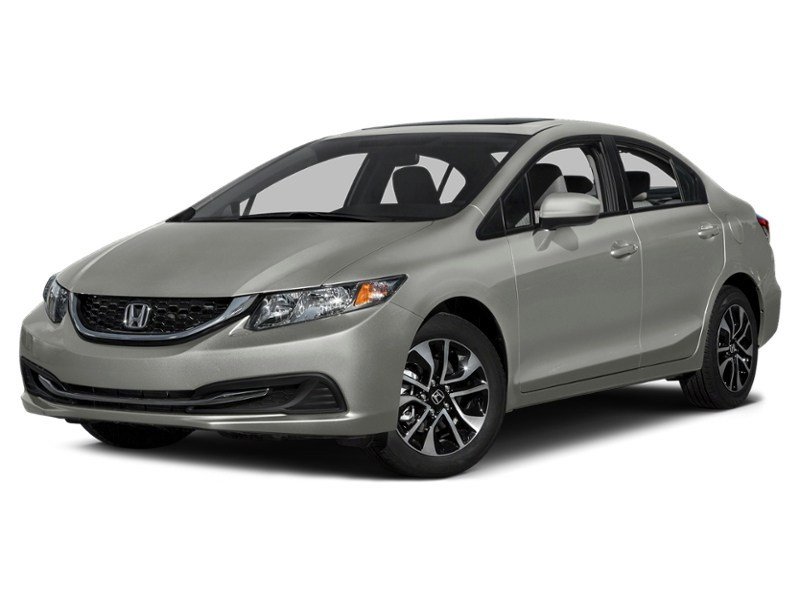 2015 Honda Civic Sedan 4dr Auto EX Alabaster Silver Metallic  Shot 1