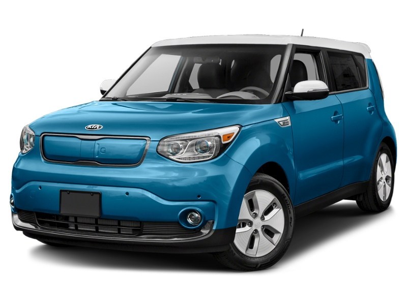 2017 Kia Soul EV 5dr Wgn Electronic Blue/Polar White Two-Tone  Shot 1