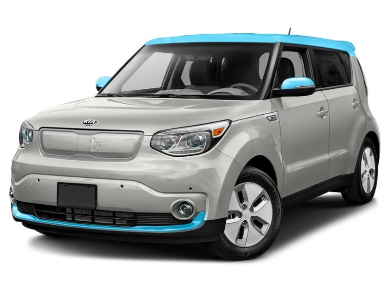 2017 Kia Soul EV 5dr Wgn Pearl White/Sky Blue Two-Tone  Shot 7
