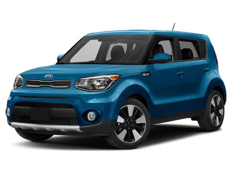 2019 Kia Soul EX Auto Caribbean Blue  Shot 4