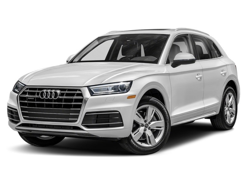 2020 Audi Q5 Progressiv 45 TFSI quattro Glacier White Metallic  Shot 1