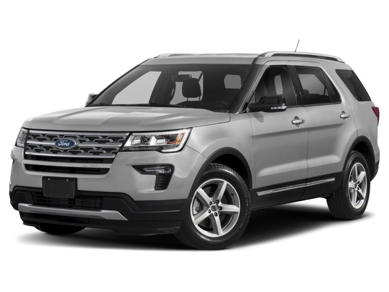 2019 Ford Explorer XLT 4WD Ingot Silver Metallic  Shot 1
