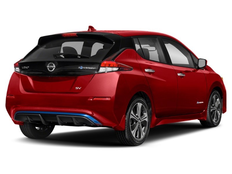 2018 Nissan LEAF SL Hatchback Scarlet Ember  Shot 2
