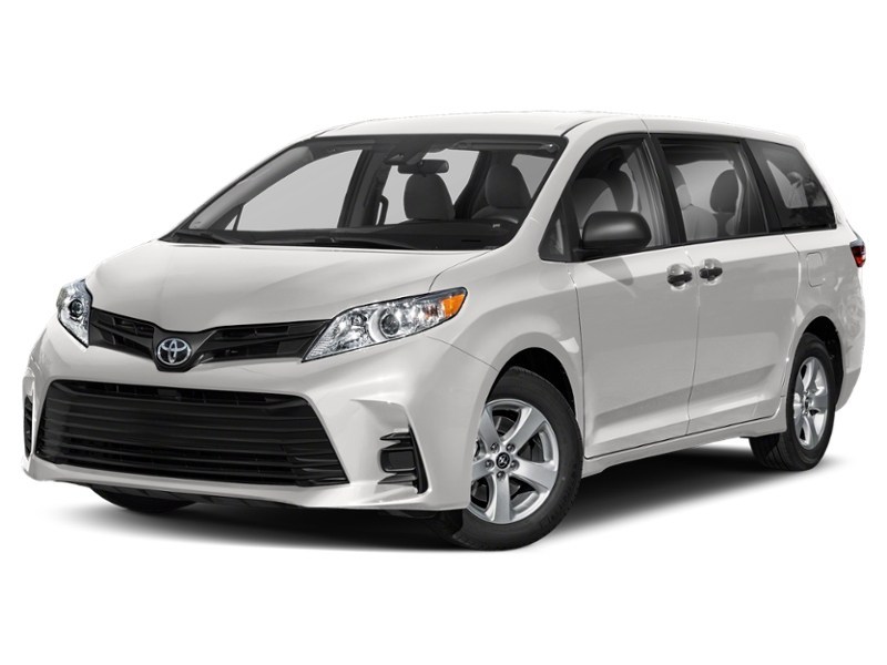 2020 Toyota Sienna LE 8-Passenger FWD Super White  Shot 2