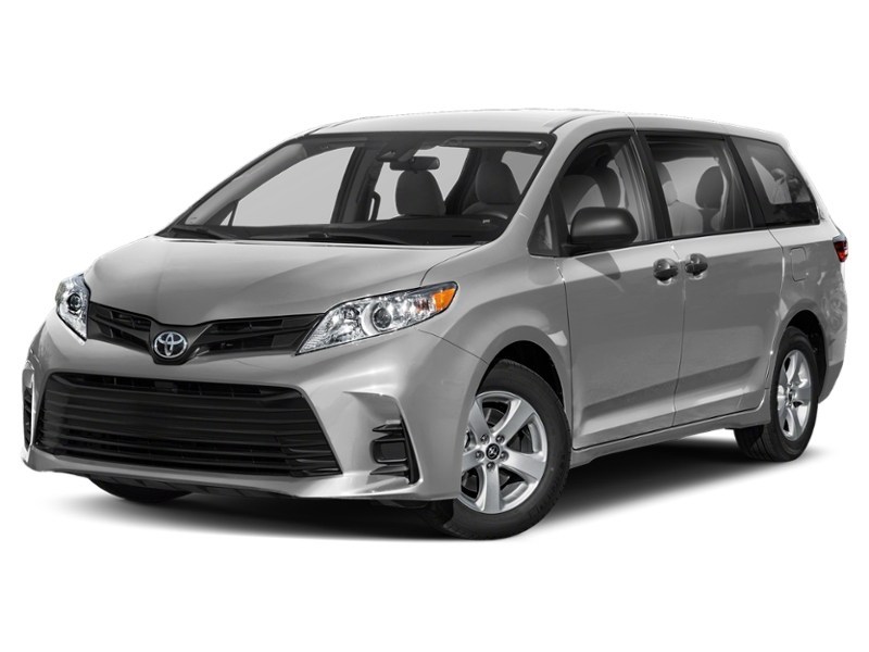 2020 Toyota Sienna LE 8-Passenger FWD Celestial Silver Metallic  Shot 8
