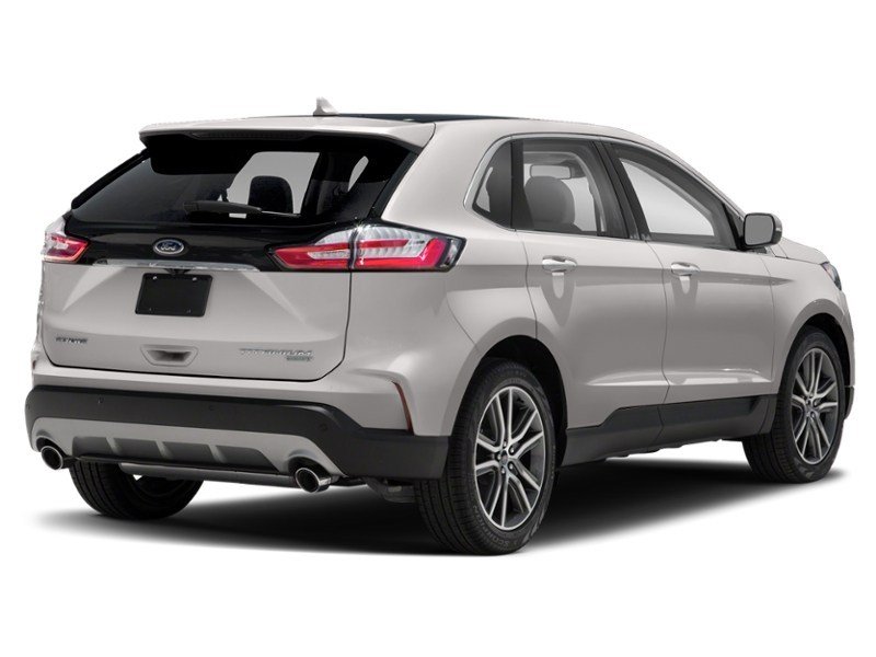 2019 Ford Edge Titanium AWD White Platinum Metallic Tri-Coat  Shot 2