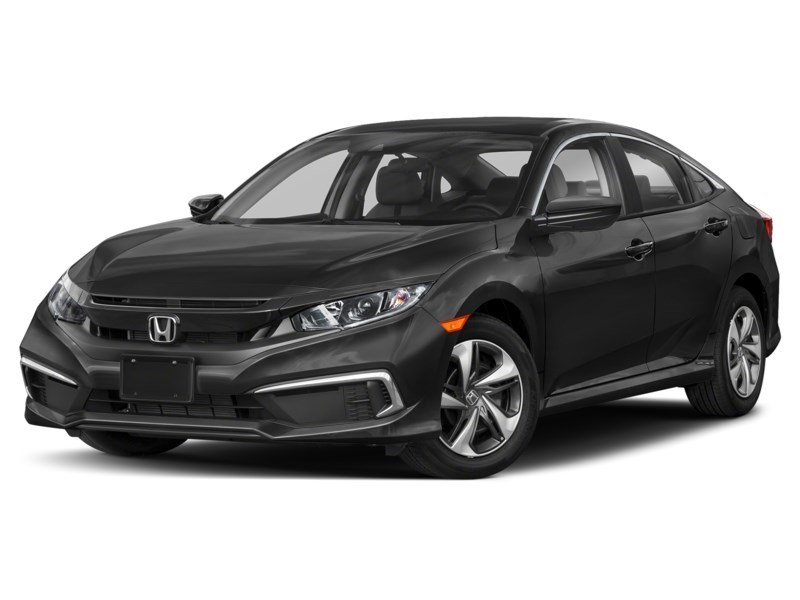 2019 Honda Civic LX CVT Crystal Black Pearl  Shot 1