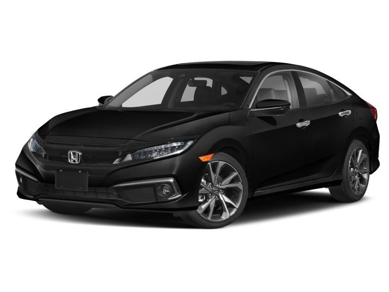2021 Honda Civic Touring CVT Crystal Black Pearl  Shot 4