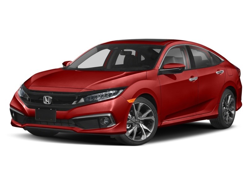 2021 Honda Civic Touring CVT Rallye Red  Shot 4