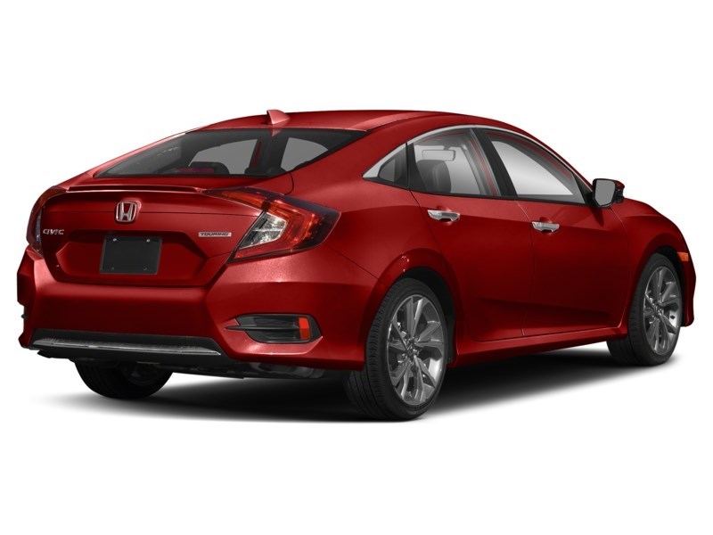 2021 Honda Civic Touring CVT Rallye Red  Shot 2