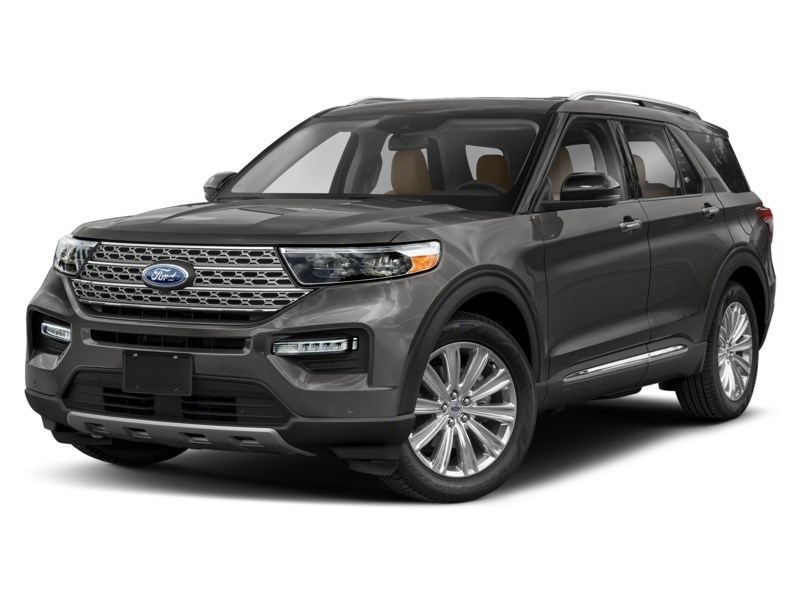 2021 Ford Explorer Limited 4WD Carbonized Grey Metallic  Shot 44